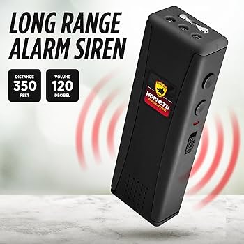 HORNET 2 - MINI STUN GUN WITH LED LIGHT AND 120 DB ALARM