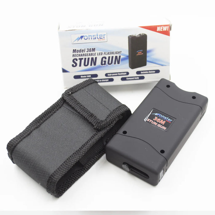 STUN GUN MONSTER 18M RECHARGEABLE (NO PIN)